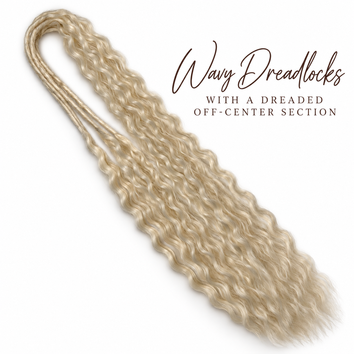 Wavy Dreadlocks - Frosted Oat