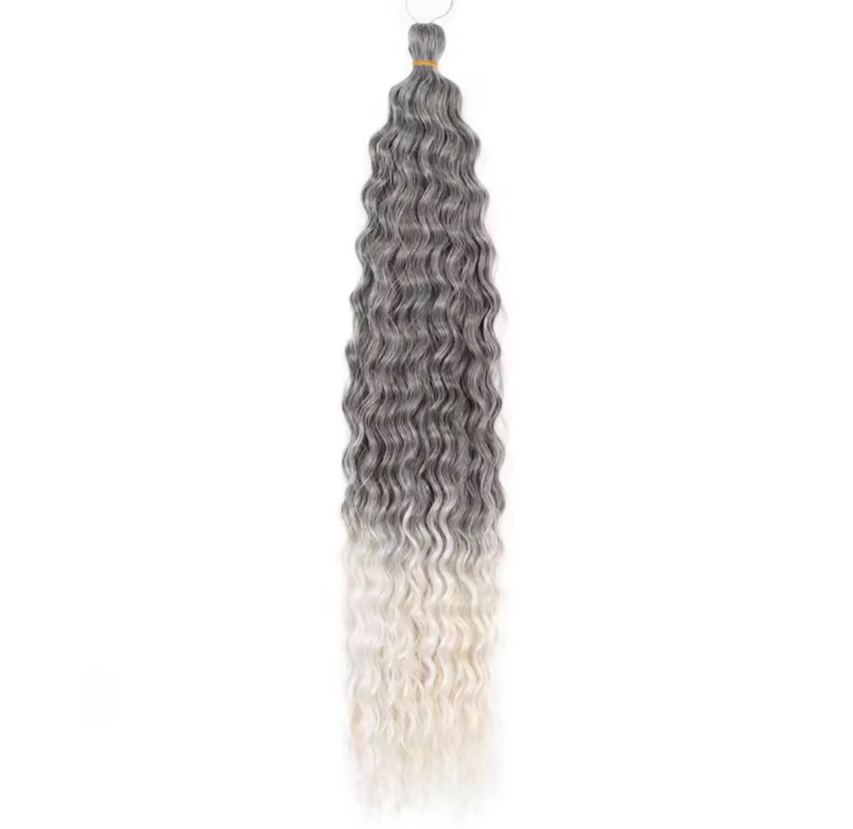 Wavy Dreadlocks - Silver Bells