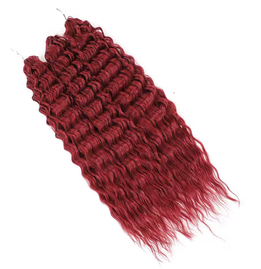Wavy Dreadlocks - Red Wine